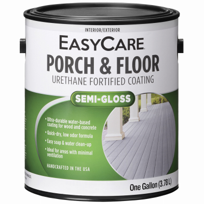 Exterior Semi-Gloss Porch & Floor Coating, Urethane Fortified, Deep Base, 1-Gal.