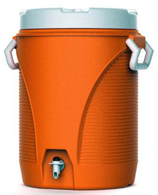 5-Gallon Orange Water Cooler