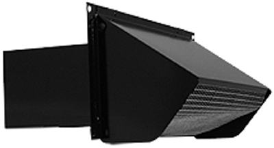 Steel With Baked Black Enamel Finish Wall Cap