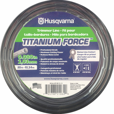 Titanium Force Trimmer Line, .095-In. x 50-Ft.