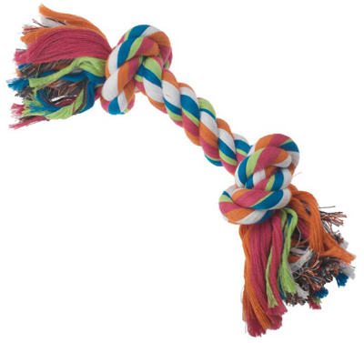 Rope Dog Toy, 2-Knot, 13-In.