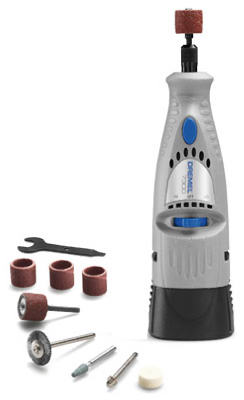 Cordless Rotary Tool Kit, 2 Speed Motor, 4.8V Ni-Cad Battery