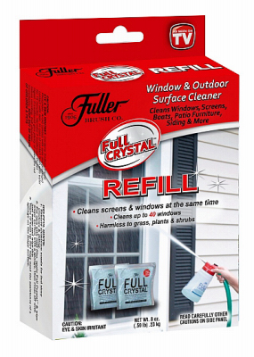 Fuller Brush Window & Outdoor Surface Cleaner Crystal Refill