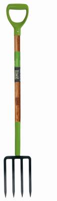 Forged Spading Fork, 4-Tine, D-Grip Hardwood Handle