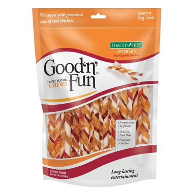 GF 22PK Twist Dog Treat