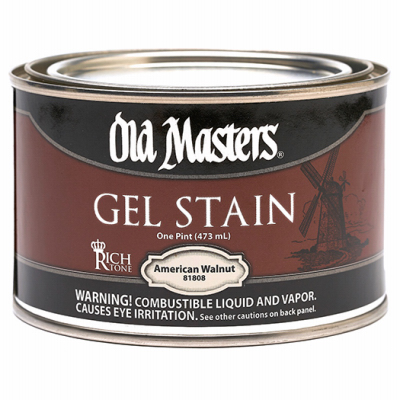 Gel Stain, Oil-Based, American Walnut, 1-Pt.