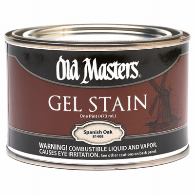 Gel Stain, Oil-Based, Spanish Oak, 1-Pt.