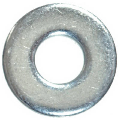 Flat Washers, #6, Zinc-Plated Steel, 30-Pk.