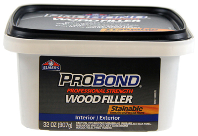 ProBond Interior/Exterior Wood Filler, Stainable, 1-Qt.