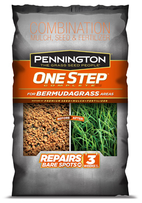 One Step Complete Grass Seed Mix, Bermuda, 8.3-Lbs.