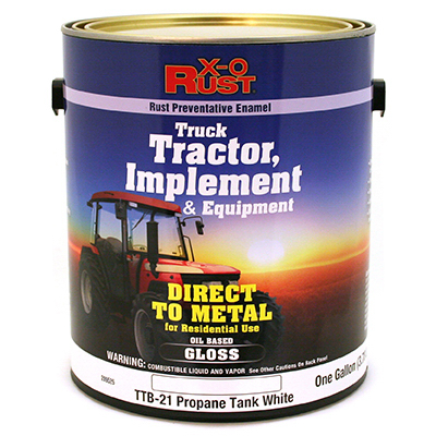 Truck, Tractor, Implement & Equipment Enamel, Propane Tank White, Gallon
