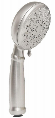 Shower Head, Handheld, 5-Function, Brushed Nickel