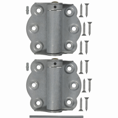 Adjustable Self-Closing Hinges 2-3/4 In., Galvanized