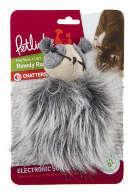 Rowdy Raccoon Cat Toy