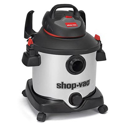 Wet/Dry Vacuum, Stainless Steel, 5-HP, 8-Gal.