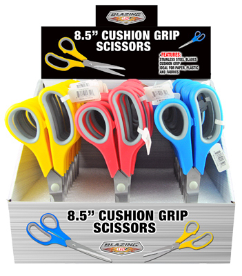 Cushion Grip Scissors, Stainless Steel, 8.5-In.