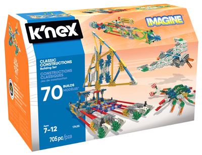 Classic Constructions 70 Model Building Set With Treasure Chest Box