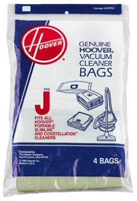 Hoover Style "J" Vacuum Cleaner Bags, 3-Pack