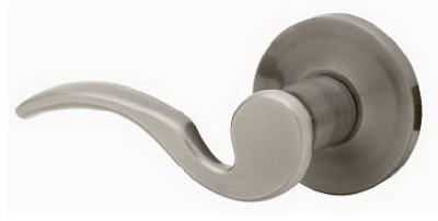 Signature Satin Nickel Brooklane Left Hand Dummy Lever