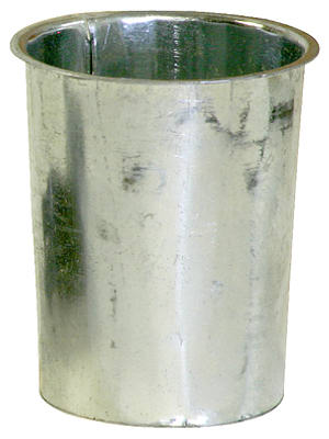 Gutter Drop Outlet, Round, Galvanized, 2-In.