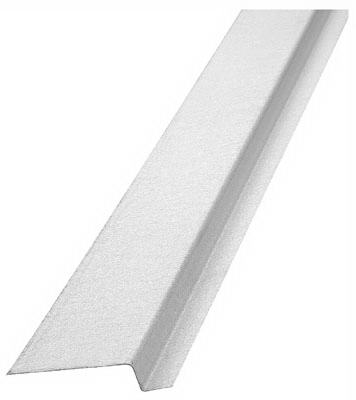 Siding Z Bar Flashing, Galvanized, 28-Gauge, 1/2 x 5/8 x 2-In. x 10-Ft.