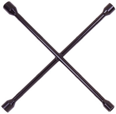 Truck Lug Wrench, SAE, Black, 22-In.