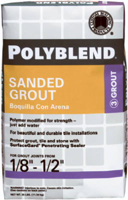 25-Lb. Antique White Sanded Polyblend Grout