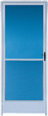 Screen Door, White Aluminum, 32 x 80-In.