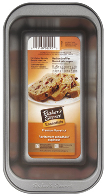 Non-Stick Medium Loaf Pan, 8.5 x 4.39 x 2.24-In.