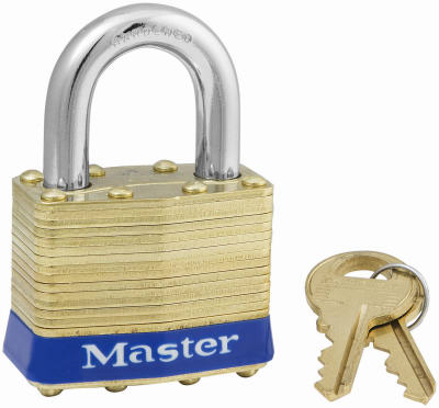 1-3/4 Inch Laminated Brass Padlock