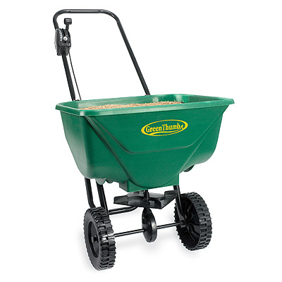 Broadcast Spreader, Large 65-Lb. Capacity