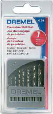 7-Piece Rotary Tool Drill Bit Set