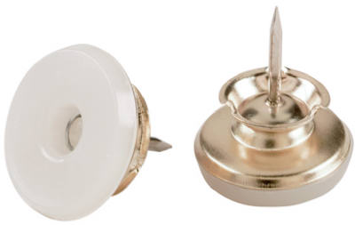 4-Pack 1-Inch Brass Swivel Nail On Glides