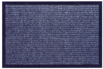 Scraper Plus Doormat, Blue, 17-1/2 x 28-In.