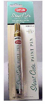 Krylon Short Cuts 1/3 Fl Oz White Gloss Paint Pen