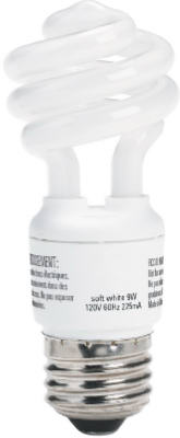 Ultra-Mini CFL Bulb, 9-Watts
