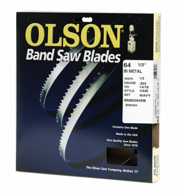 Bi-Metal Bandsaw Blade, .5 x 64.5-In., 14/18-TPI
