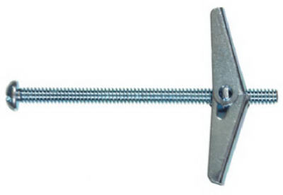 50-Pk.,  1/4 x 6-In. Round Head Toggle Bolt