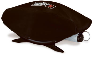 Grill Cover, Black Vinyl, Fits Silver Q Grill