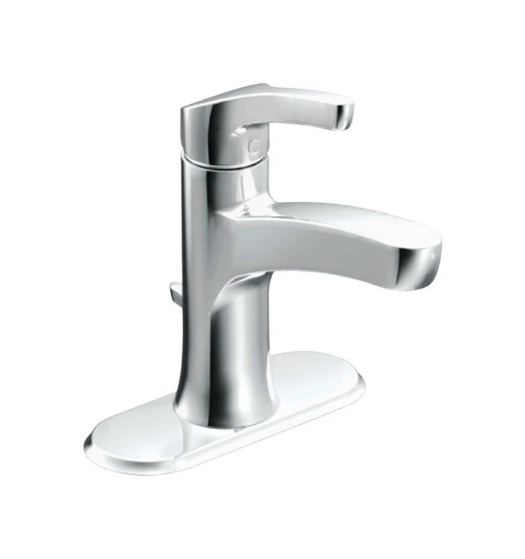 Moen Danika Chrome Single Handle Lavatory Faucet 4 in.