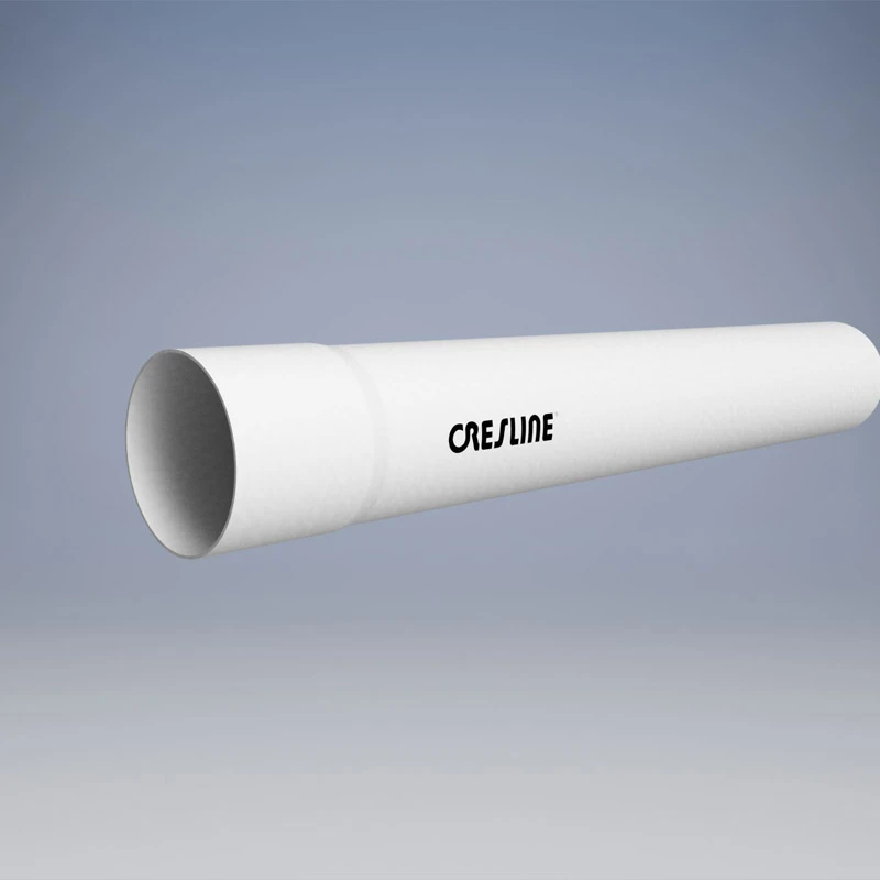 Cresline 4 in. Dia. x 10 ft. L PVC Sewer and Drain Pipe