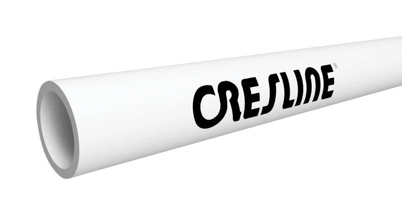 Charlotte Pipe Schedule 40 PVC DWV Pipe 4 in. Dia. 10 ft. Plain End 220 psi