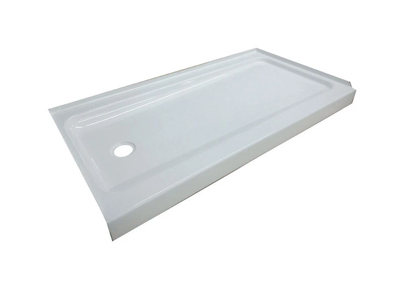 Bootz 4 in. H x 32 in. W x 60 in. L White Shower Base