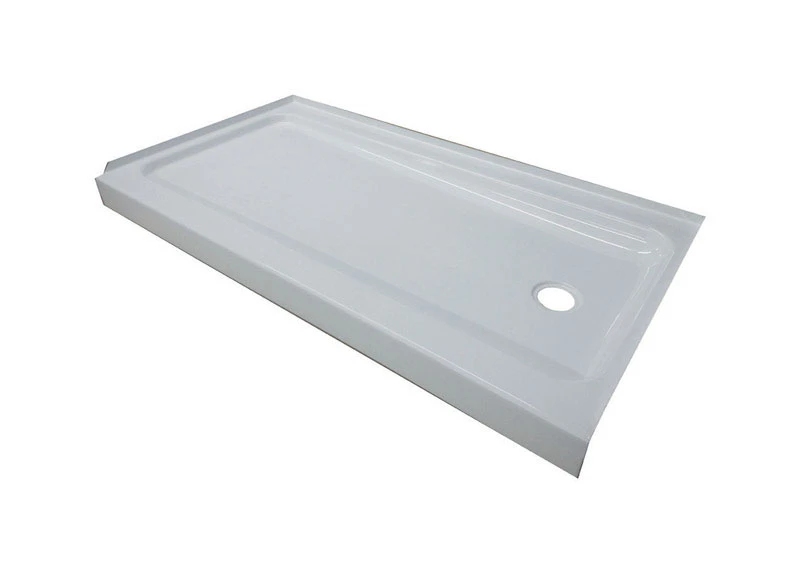 Bootz 14.25 in. H x 30 in. W x 60 in. L White Shower Base