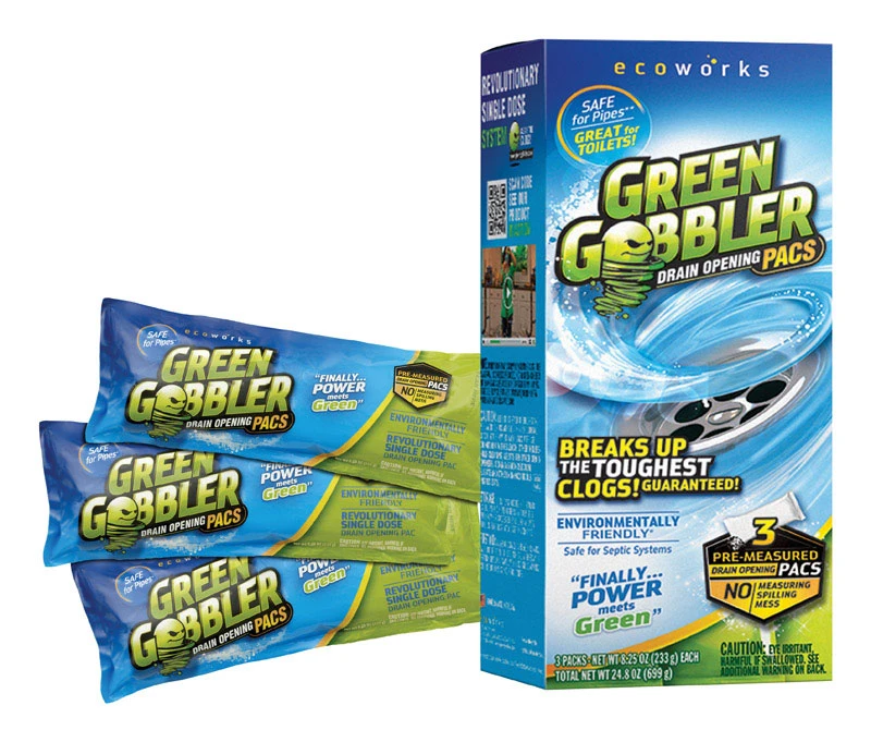 Green Gobbler Granular Drain Opener 3 pk