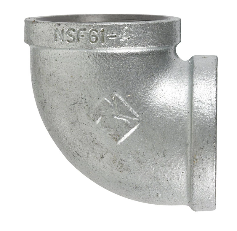 BK Products 1-1/2 in. FPT x 1-1/2 in. Dia. FPT Galvanized Malleable Iron Elbow