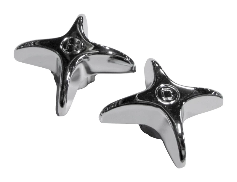 Plumb Pak Cross Chrome Plated Chrome Faucet Handles