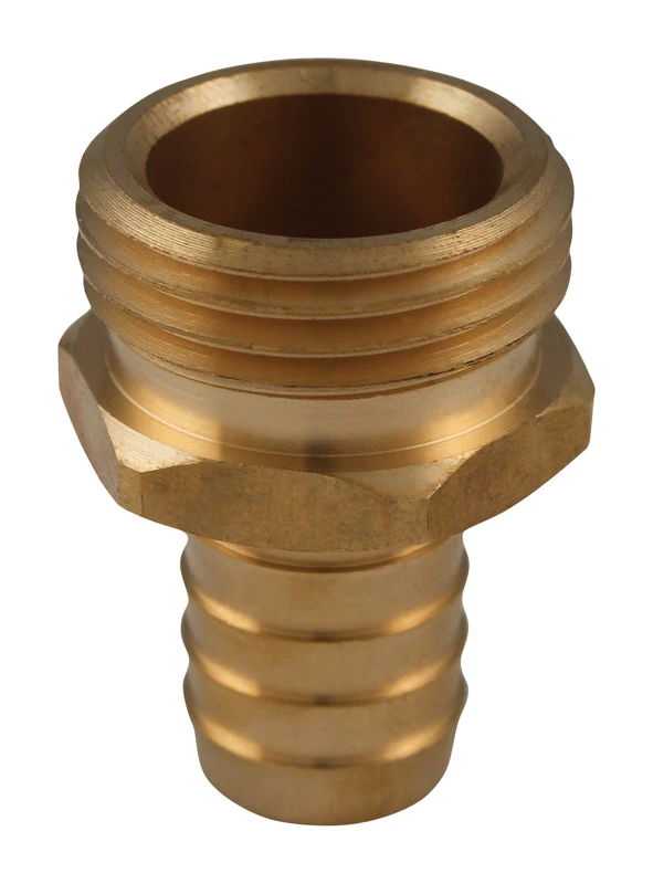 Plumb Pak Brass 5/8 in. Dia. x 3/4 in. Dia. Hose Coupling 1 pk