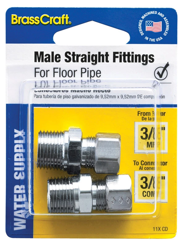 BrassCraft Plumb Shop Brass Male Straight Fitting