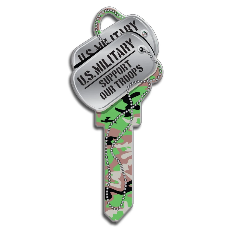 Lucky Line Products KW1/11 Dog Tags House Key Blank Single sided For KWIKSET